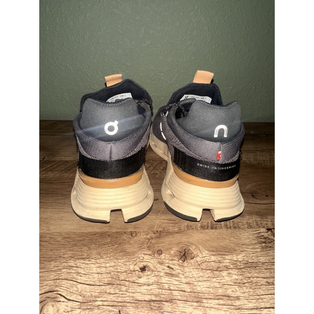 ON Cloud Cloudnova Black/Orange Peach Women's Run… - image 4